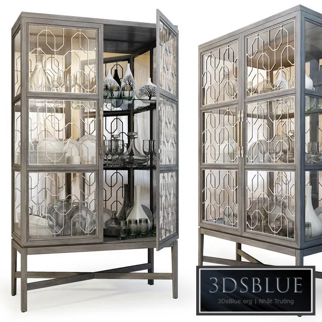 Wardrobe \/ Display Cabinet Ensemble Display Cabinet by Carson 3DS Max - thumbnail 3