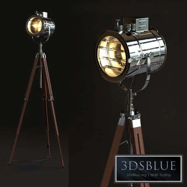 Thor Vintage Stage Searchlight 3DS Max - thumbnail 3