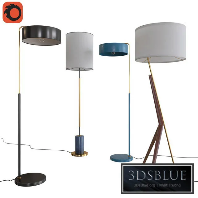 LIGHTING – FLOOR LAMP – 3DSKY Models – 11536