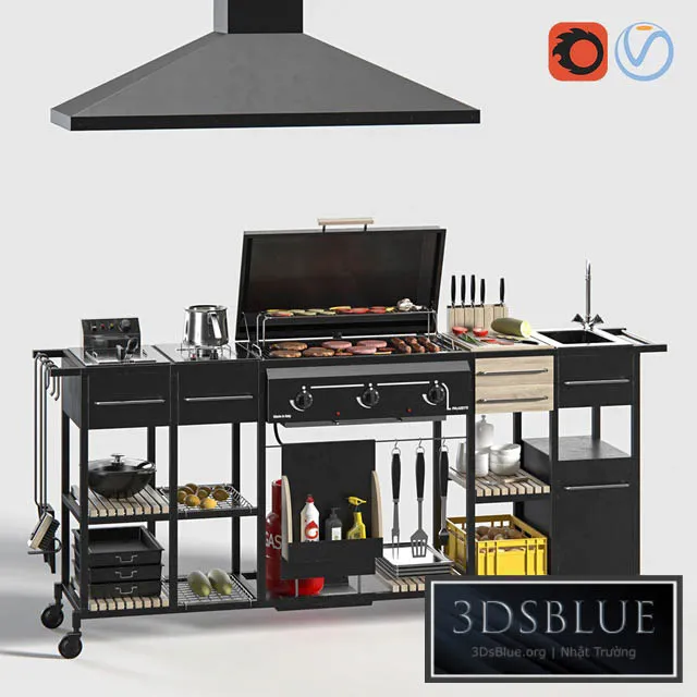 ARCHITECTURE – BABECUE & GRILL – 3DSKY Models – 41