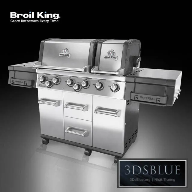 Grill Broil King IMPERIAL XL 3DS Max - thumbnail 3