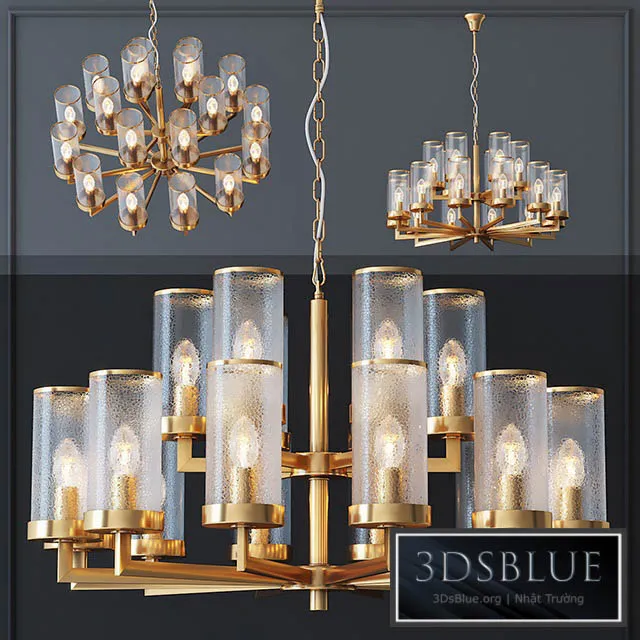 Kelly Wearstler LIAISON TWO-TIER Chandelier 18 3DS Max - thumbnail 3