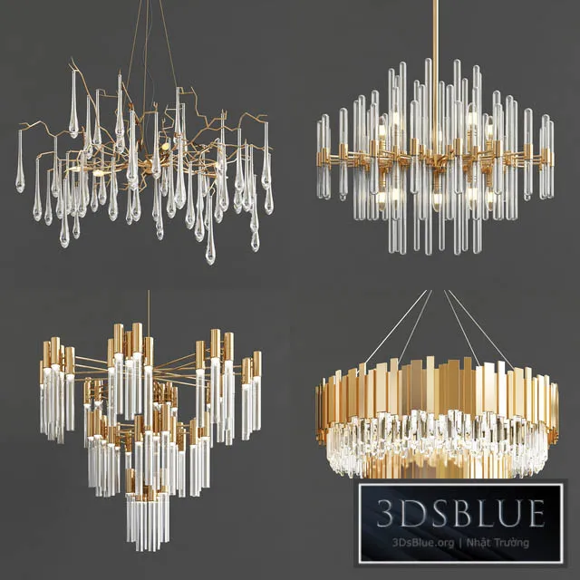 Four Exclusive Chandelier Collection_8 3DS Max - thumbnail 3