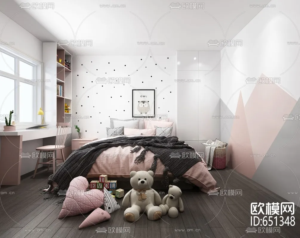 CHILDROOM – 3D SCENES – VRAY – 135