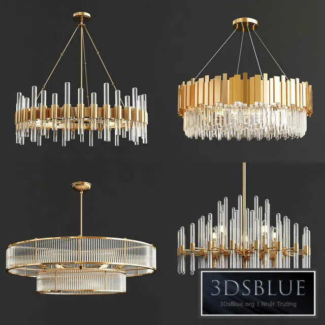Four Exclusive Chandelier Collection_37 3DS Max - thumbnail 3