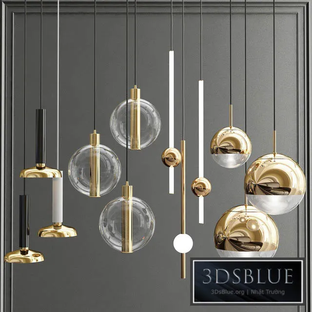 LIGHTING – PENDANT LIGHT – 3DSKY Models – 12417