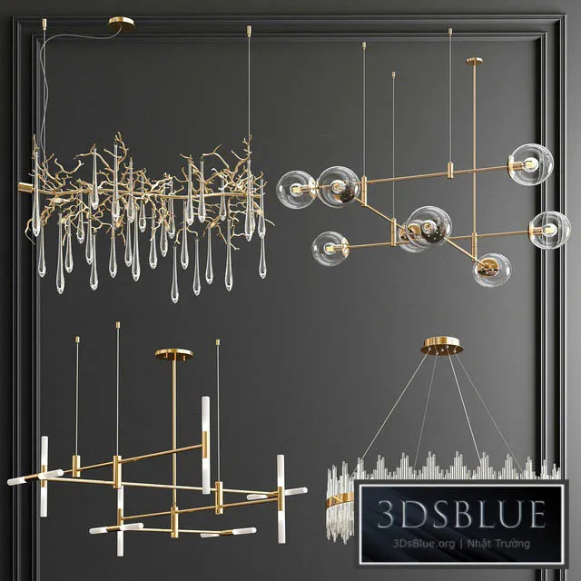 Four Exclusive Chandelier Collection_51 3DS Max - thumbnail 3
