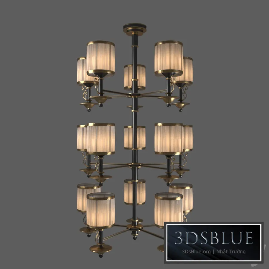 Dreamy chandelier 3DS Max - thumbnail 3
