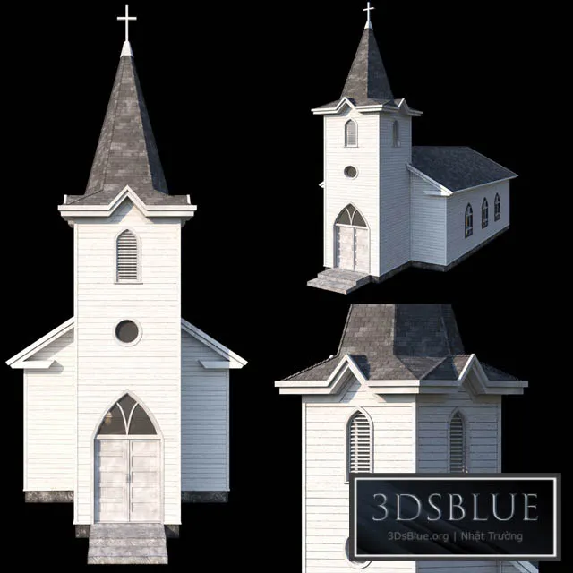 Catholic church 3DS Max - thumbnail 3