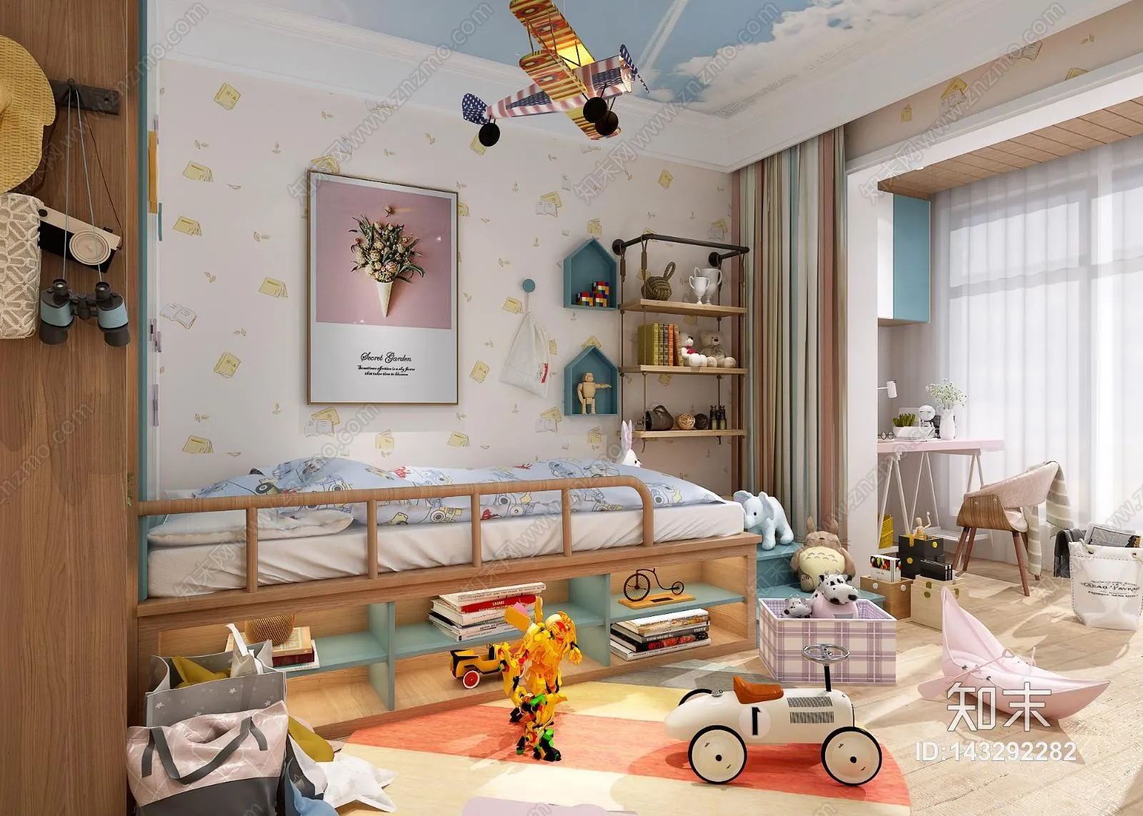 CHILDROOM – 3D SCENES – VRAY – 141