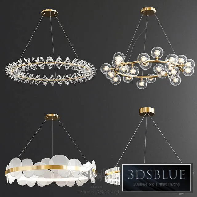 Four Exclusive Chandelier Collection_81 3DS Max - thumbnail 3