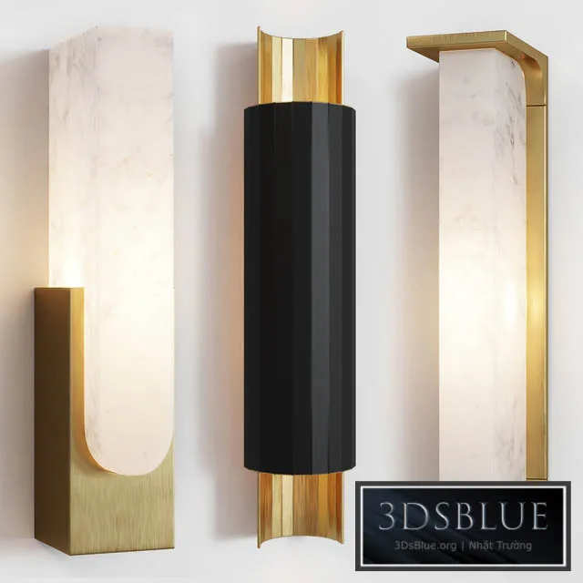 Holly Hunt set SCONCE 3DS Max - thumbnail 3