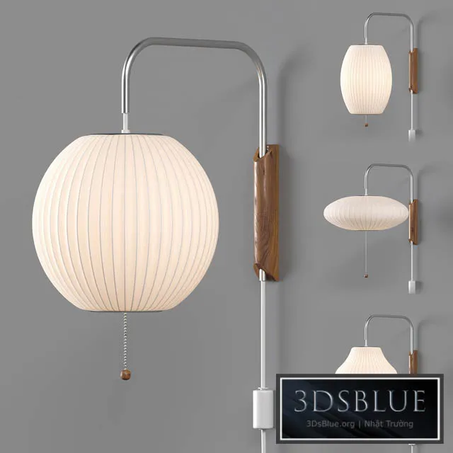 Nelson Bubble Wall Sconce Cabled Collection 3DS Max - thumbnail 3