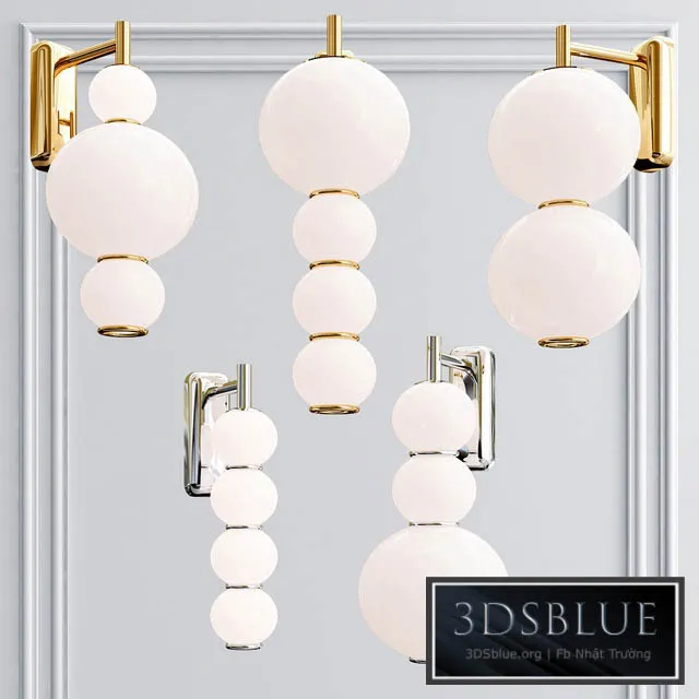 Collection pearls wall lamp 3DS Max - thumbnail 3