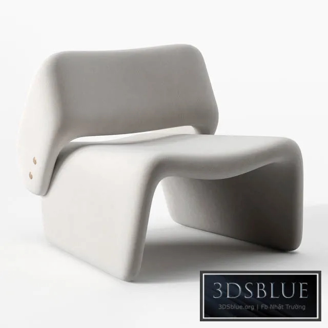 Ondine Lounge Chair by Jorge Zalszupin 3DS Max - thumbnail 3
