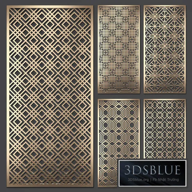 Decorative partition 3DS Max - thumbnail 3