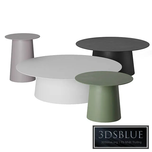 Circula table set. Blu Dot. 3DS Max - thumbnail 3