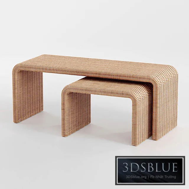 Marisol Coffee Table 3DS Max - thumbnail 3