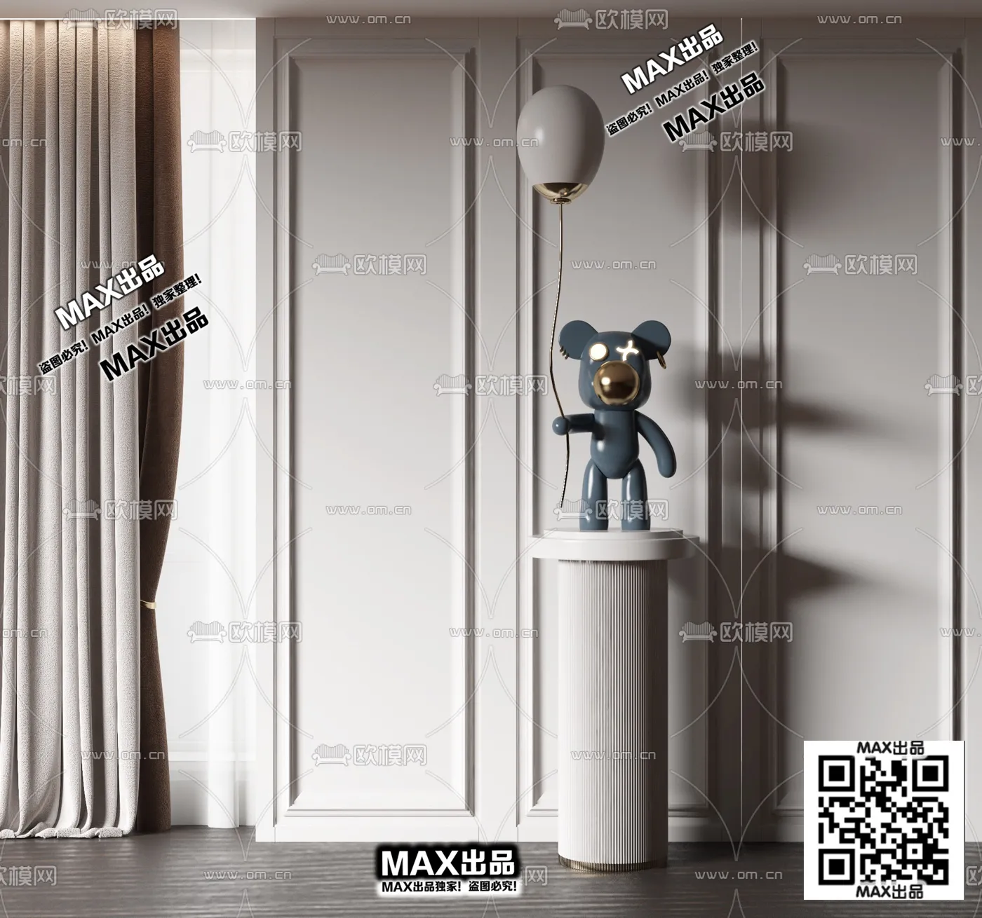 DECORATION 3D MODELS – 3DS MAX – 012