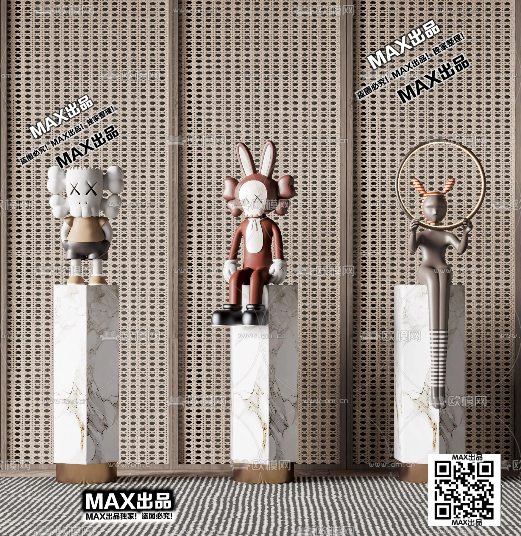 DECORATION 3D MODELS – 3DS MAX – 019