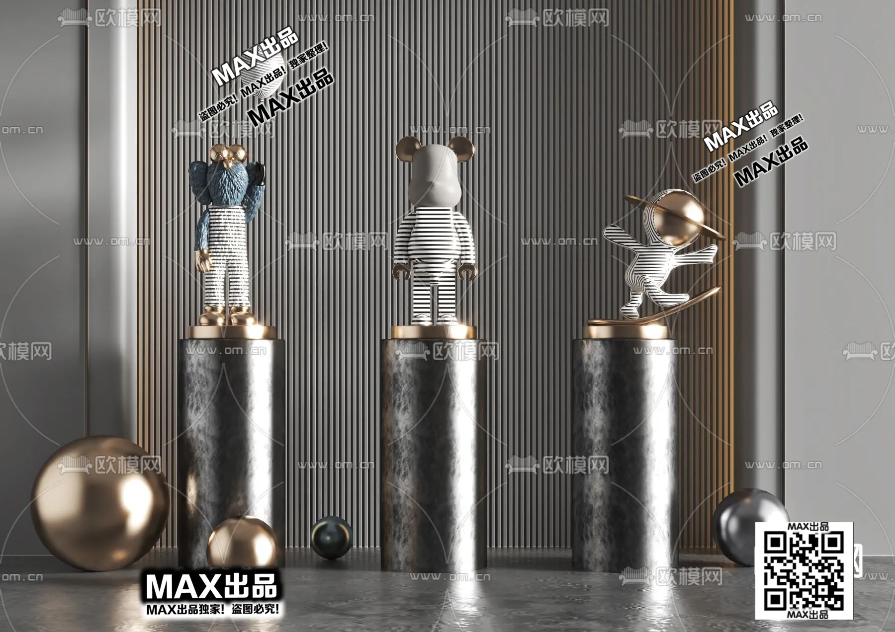 DECORATION 3D MODELS – 3DS MAX – 026