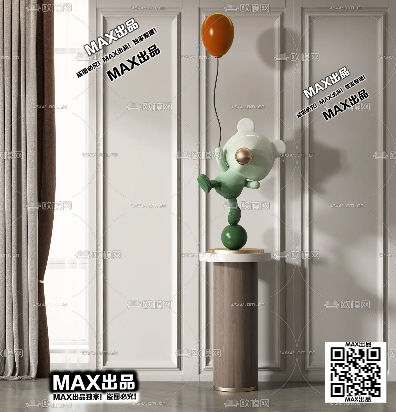 DECORATION 3D MODELS – 3DS MAX – 038