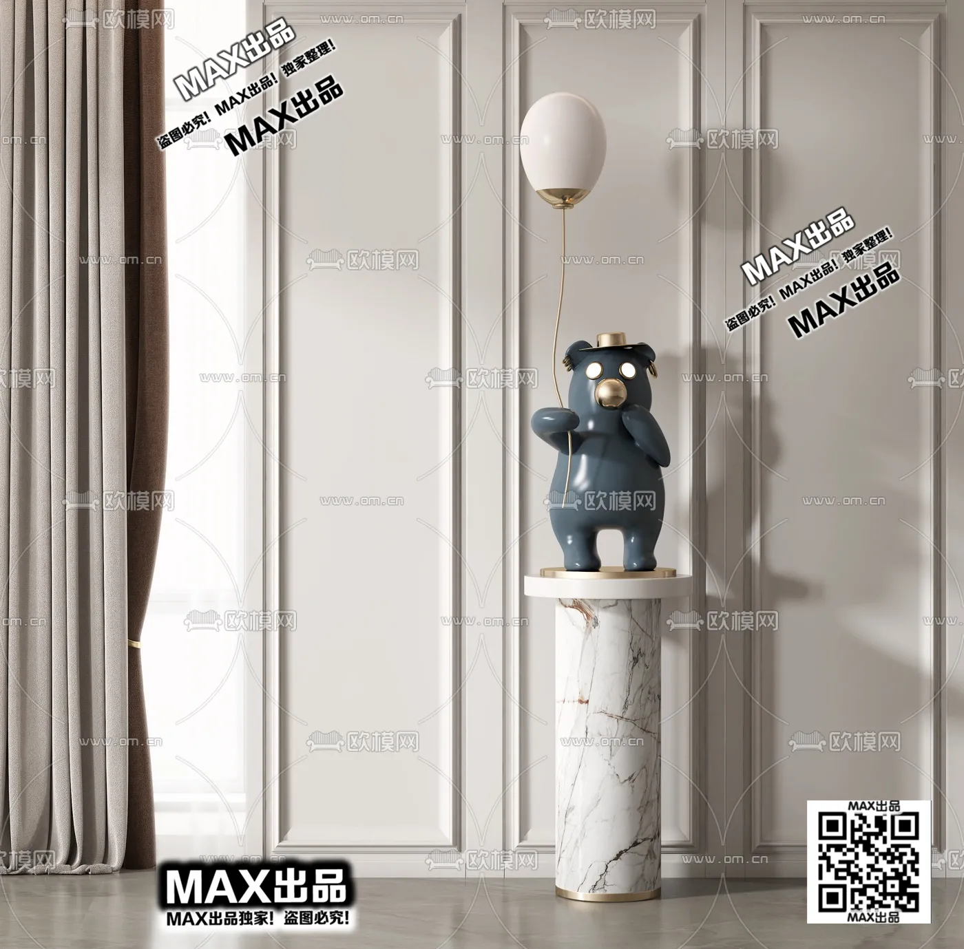 DECORATION 3D MODELS – 3DS MAX – 048