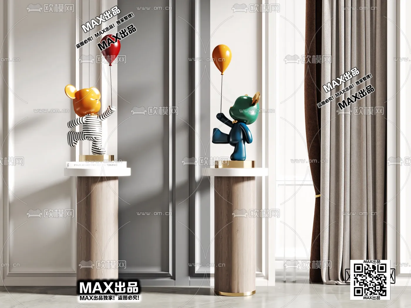 DECORATION 3D MODELS – 3DS MAX – 058