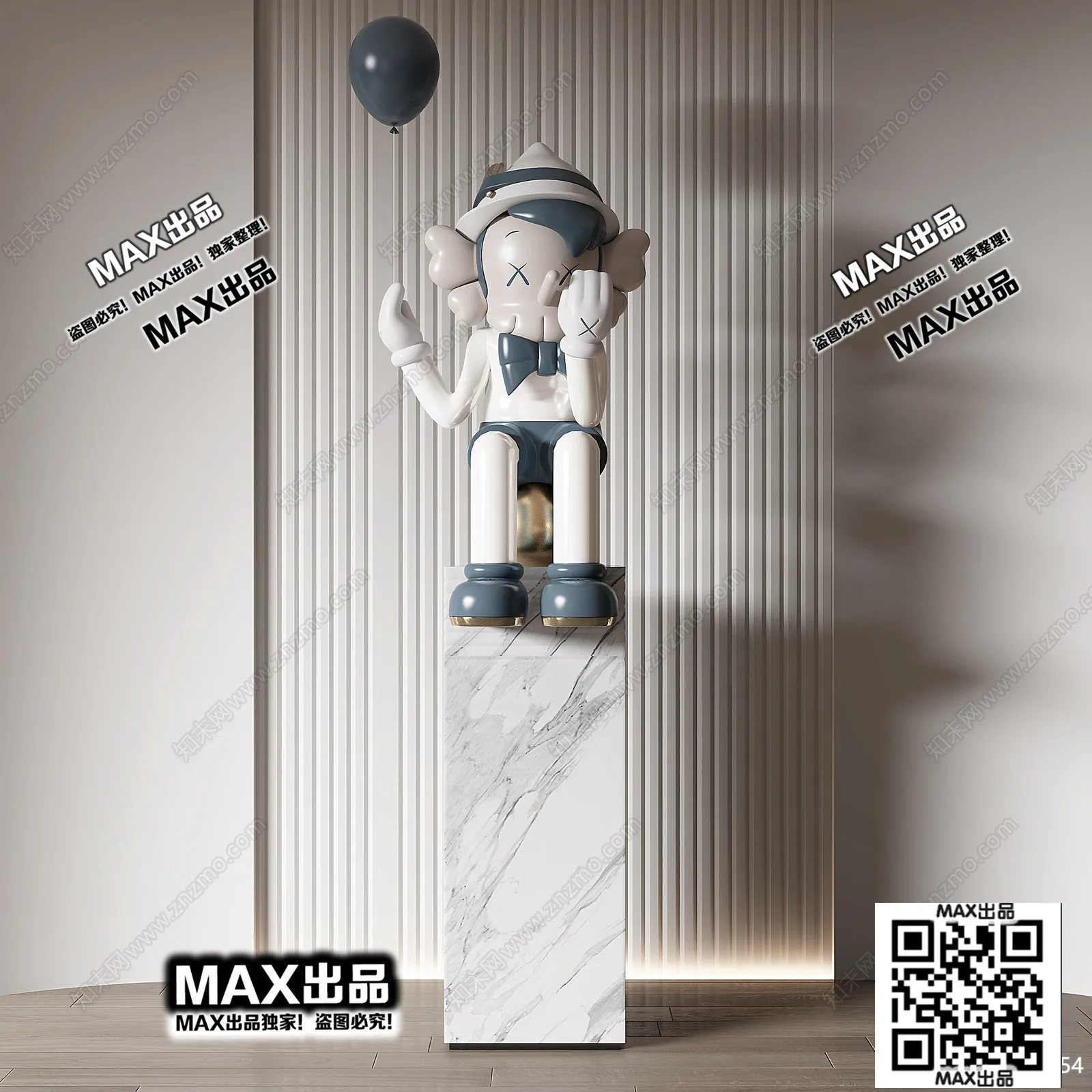 DECORATION 3D MODELS – 3DS MAX – 063