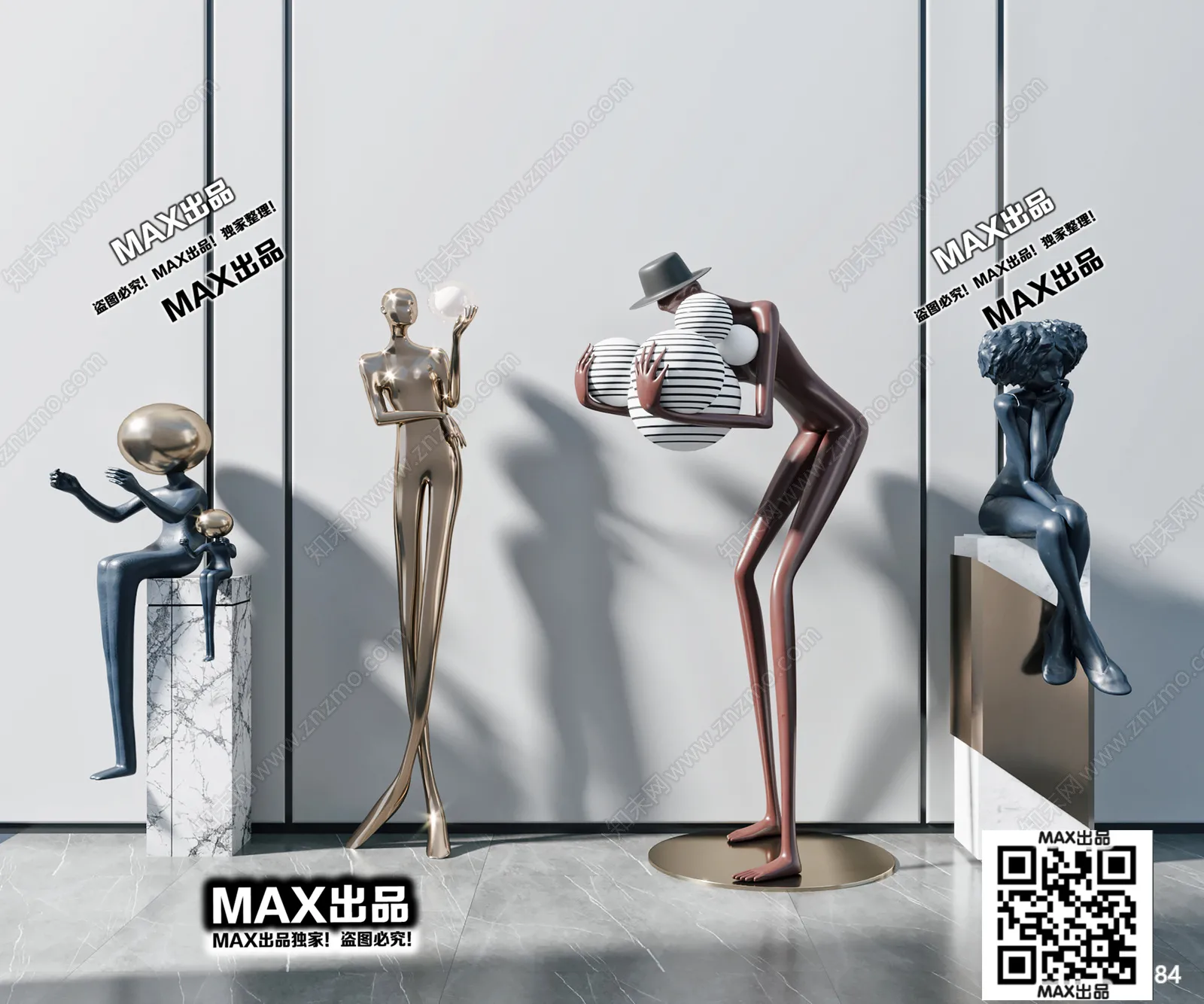 DECORATION 3D MODELS – 3DS MAX – 069