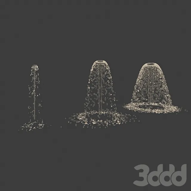 3 fountain meshes – 200085