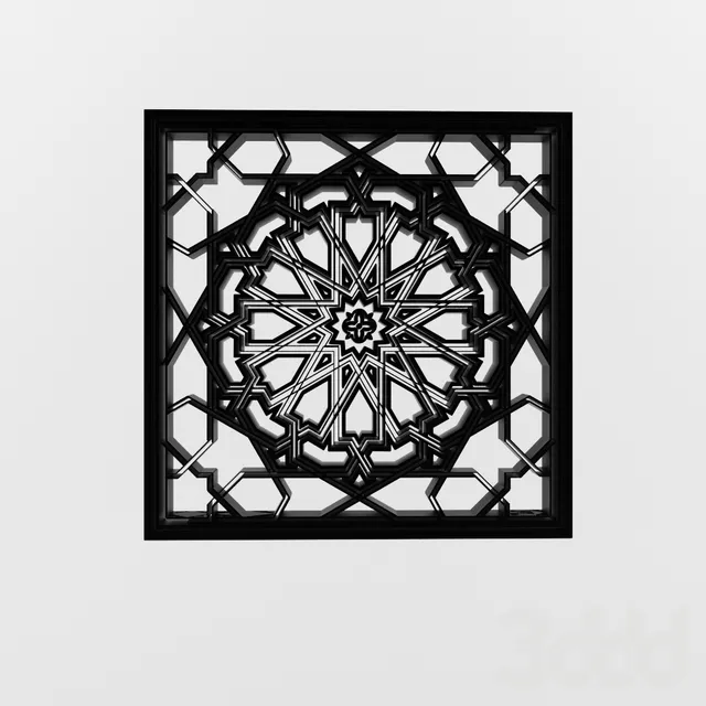 3D panel of Iranian decor – 200169