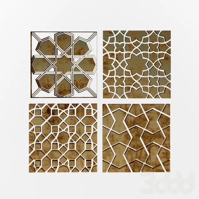 3D panel of Iranian decor 6 – 200181