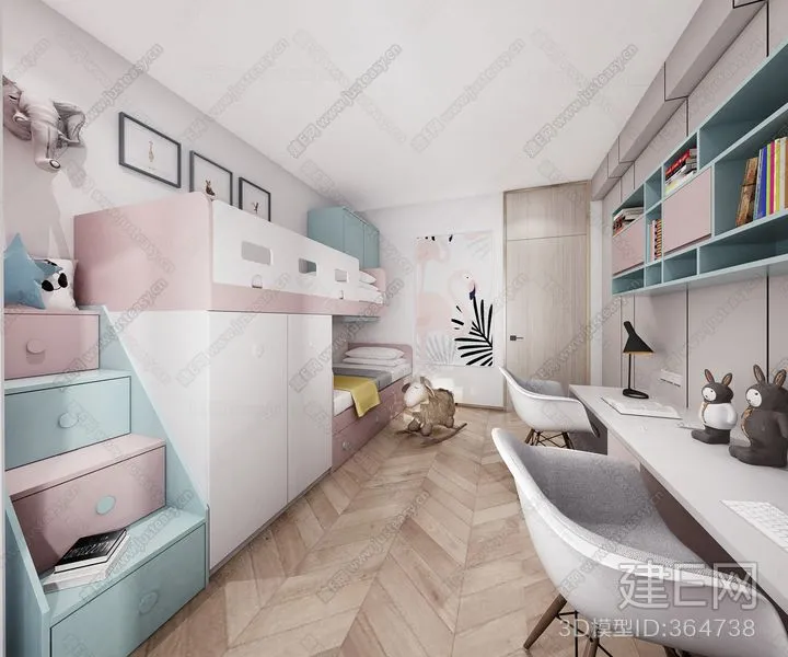 CHILDROOM – 3D SCENES – VRAY – 169