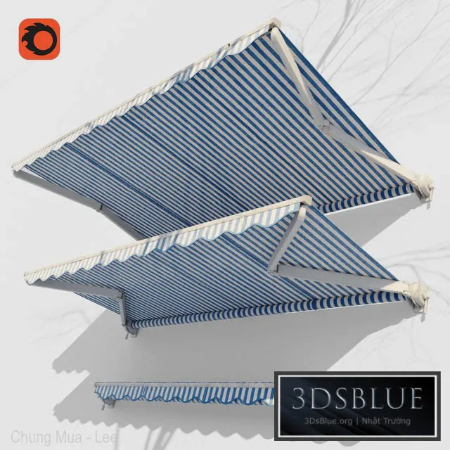 Casset awning 3DS Max - thumbnail 3