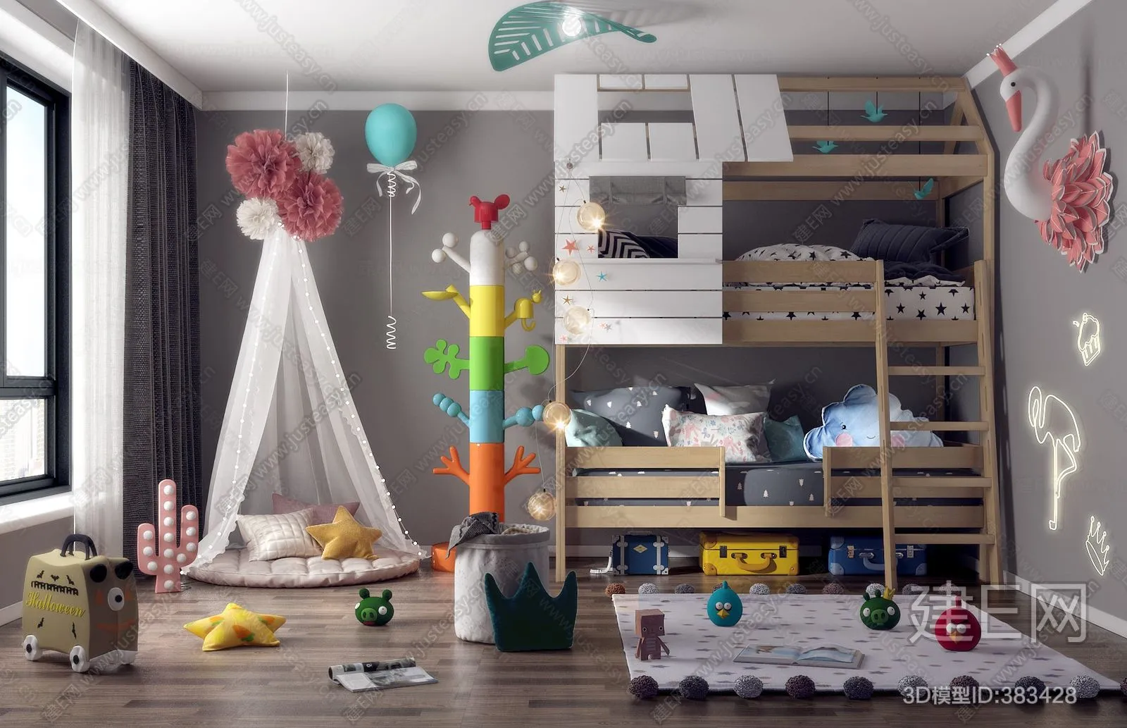 CHILDROOM – 3D SCENES – VRAY – 178