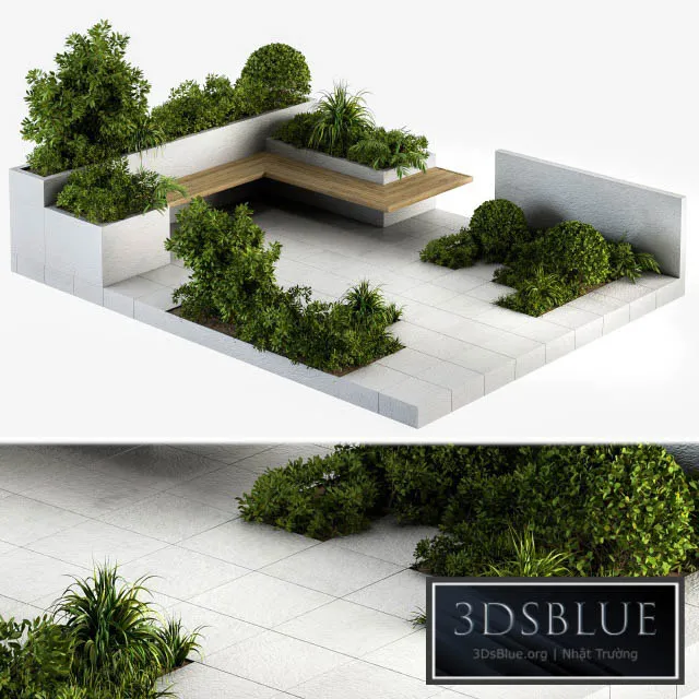 Roof Garden and Landscape Furniture 04 3DS Max - thumbnail 3
