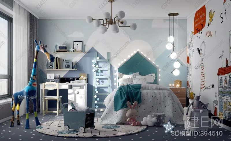 CHILDROOM – 3D SCENES – VRAY – 184