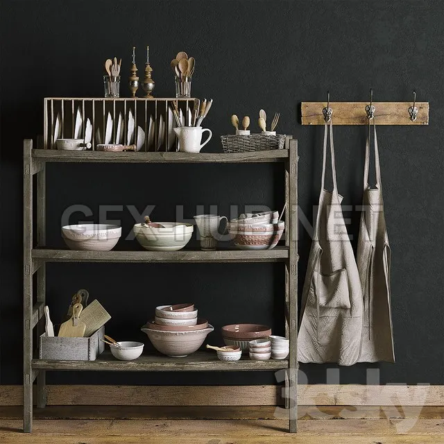A rack of a pottery workshop – 204903