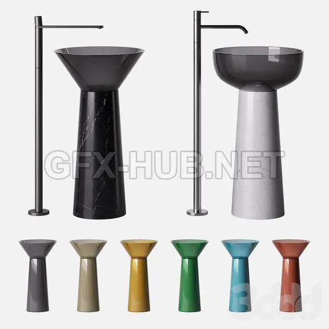 A set of sinks and faucets Antonio Lupi Albume – 204933