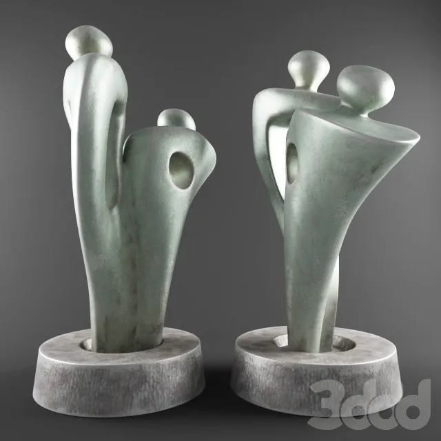 Abstract Metal Statue 001 – 204993