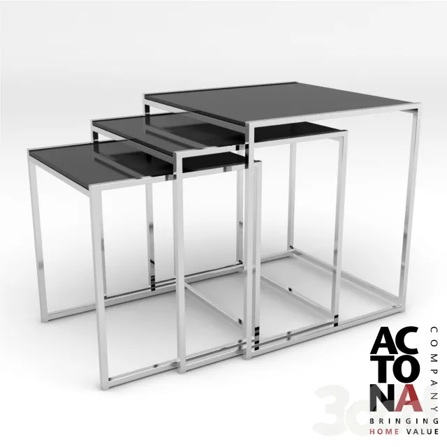 Actona Cross 3 coffee table set – 205285