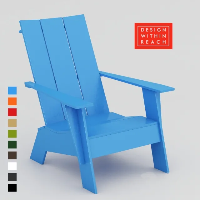 Adirondack Chair DESIGN WITHIN REACH (10 colors) – 205305