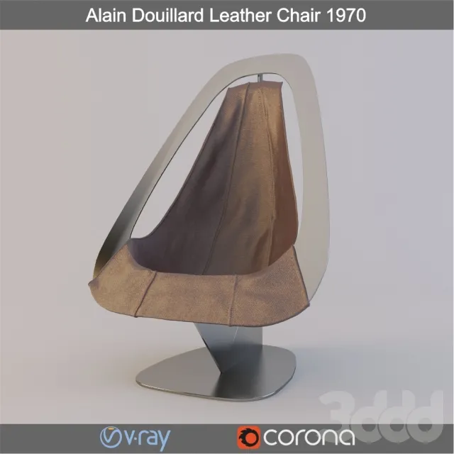 Alain Douillard Leather Chair 1970 – 205431