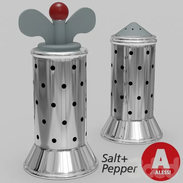 Alessi Salt castor + Pepper mill – 205469