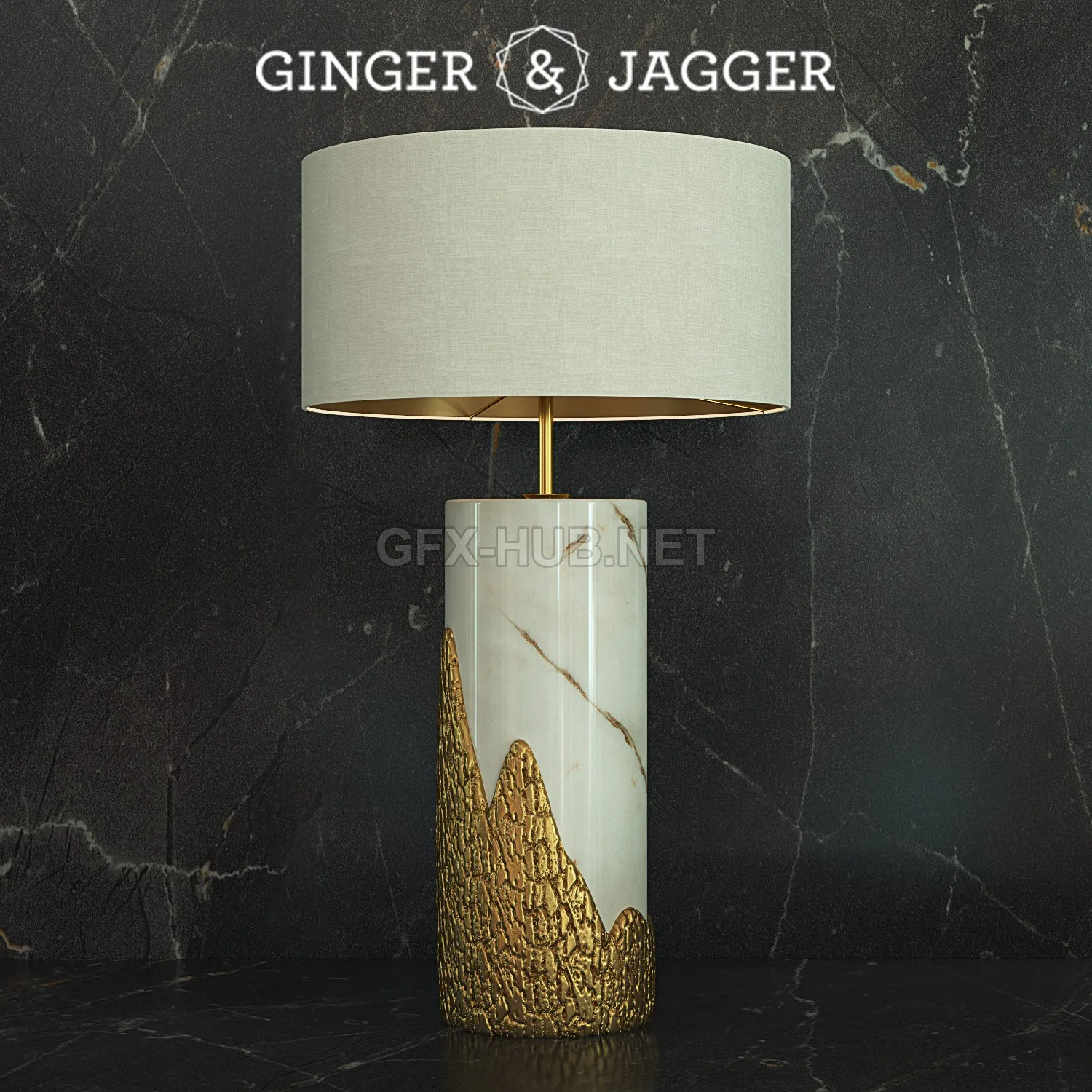 Amber table lamp – Ginger and Jagger – 205729