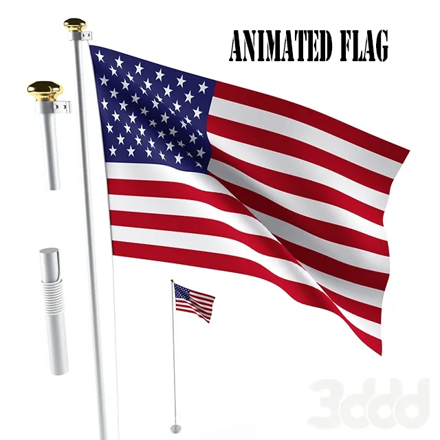 animated flag 300 frames – 205841