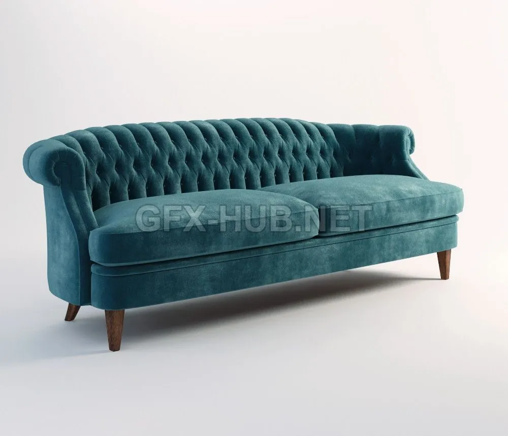 Antique Sofa for interior 3d model – 205867