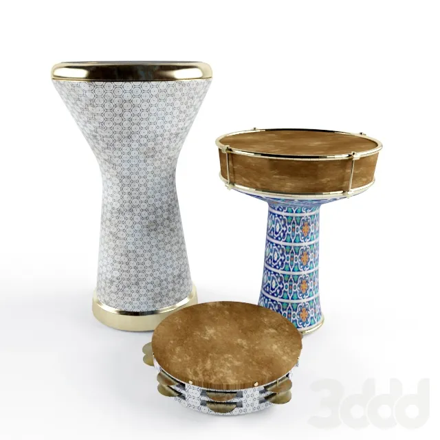 arabic drums decorative set – 205979