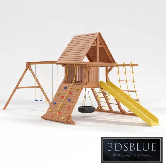 Children's sports complex "Tree House" 3DS Max - thumbnail 3
